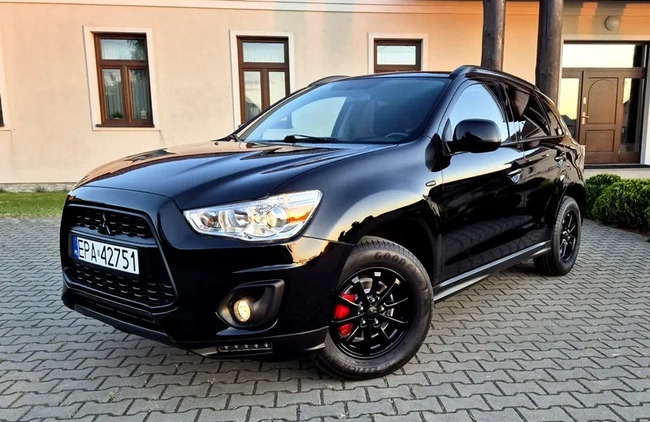 Mitsubishi ASX cena 44999 przebieg: 141123, rok produkcji 2014 z Pabianice małe 596